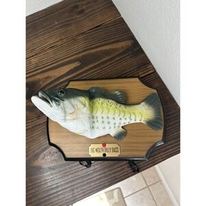 Vintage Gemmy Big Mouth Billy Bass Singing Fish Toy Wall Plaque Activated
